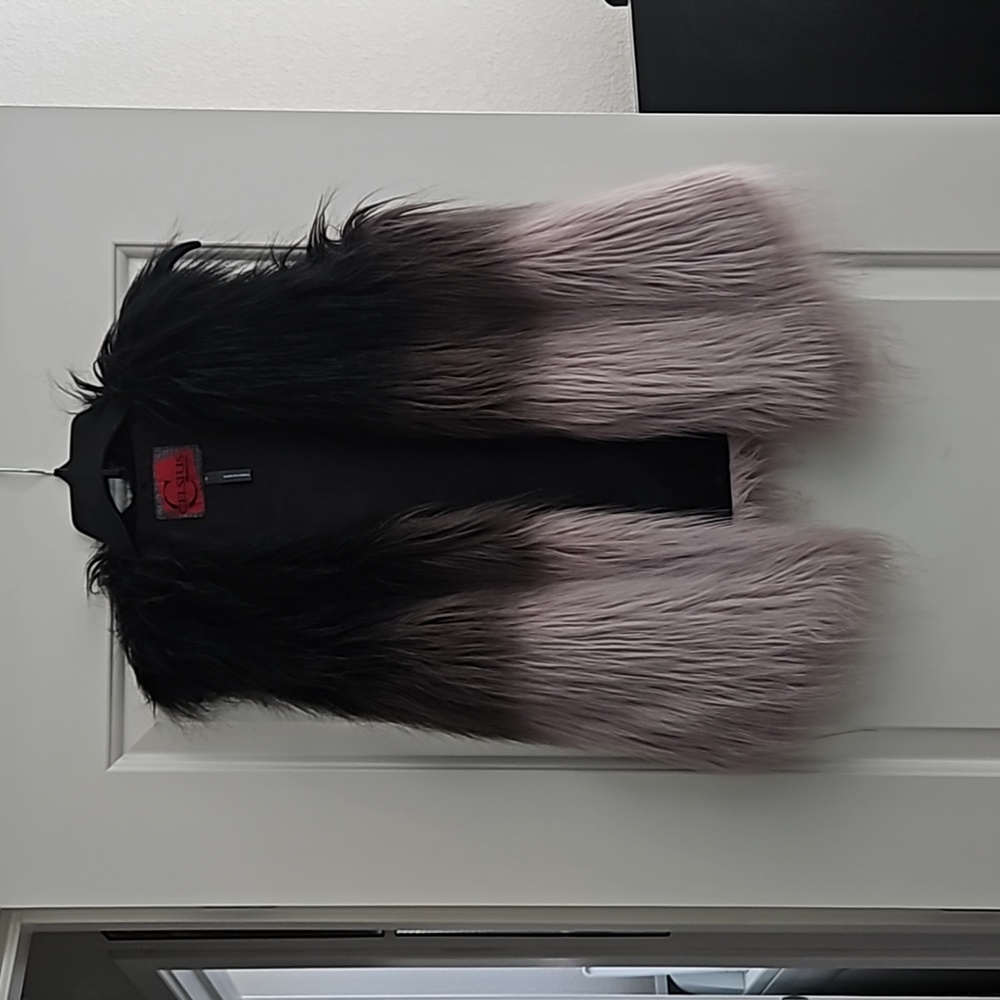 Faux Fur Vest Jacket